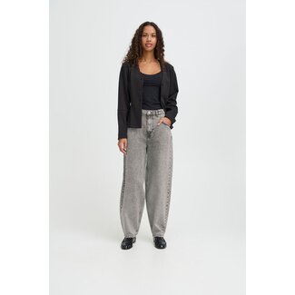 ICHI BERISEL BALLOON PANTS Denim Grey