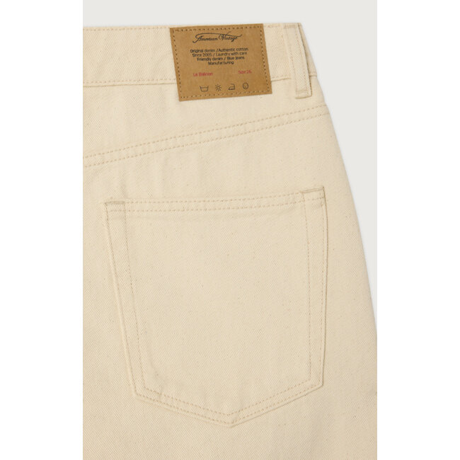 SNOPBOG BALLOON JEANS Ecru