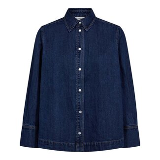 Co Couture DELINA DENIM SHIRT Navy