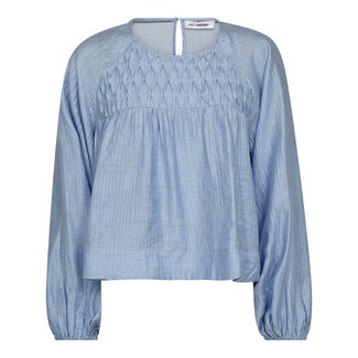 Co Couture TASSY RAGLAN BLOUSE Blue