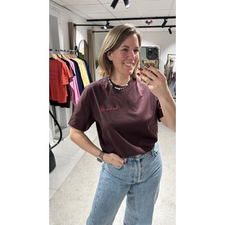 My Essential Wardrobe BONNE HUMEUR CLUB SHIRT Brown