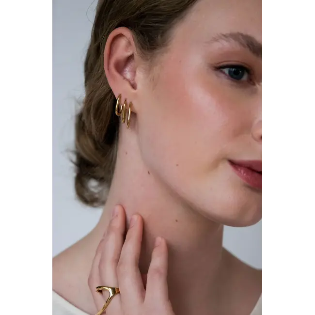 MORGANE EARRINGS SMALL Gold