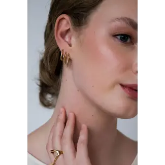Masté MORGANE EARRINGS MEDIUM Gold