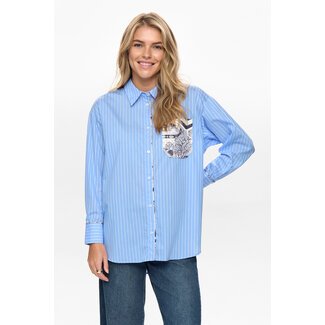 NÜMPH AVIVA SHIRT Hydrangea