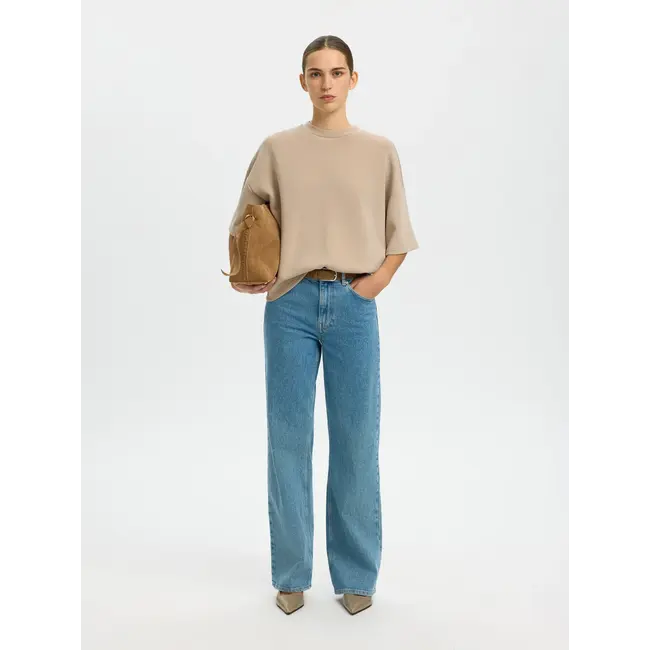 TENNY OVERSIZED TEE Pure Cashmere