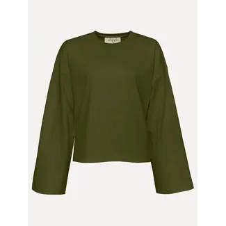 Les Soeurs ALINE LONGSLEEVE TEE Khaki