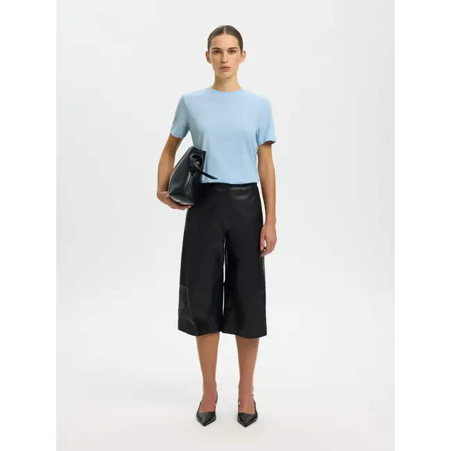 ESSENTIAL O-NECK TEE Cashmere Blue