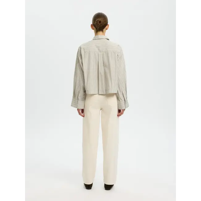 ASTHA CROPPED BOXY SHIRT Pure Cashmere