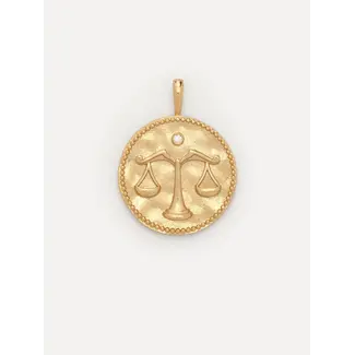 Les Soeurs ZODIAC CHARM WEEGSCHAAL Gold