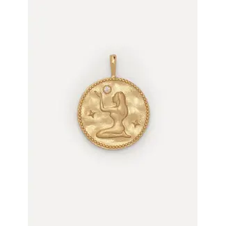 Les Soeurs ZODIAC CHARM MAAGD Gold