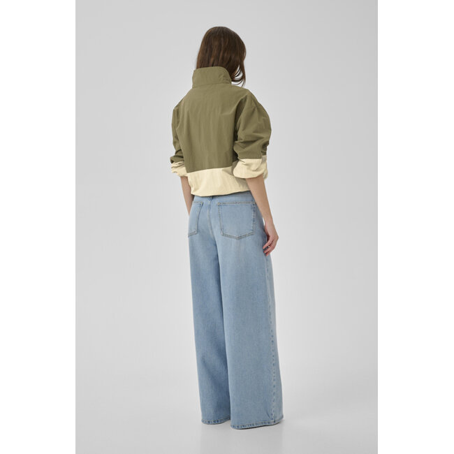 QUINN TRACK JACKET Capers Brown