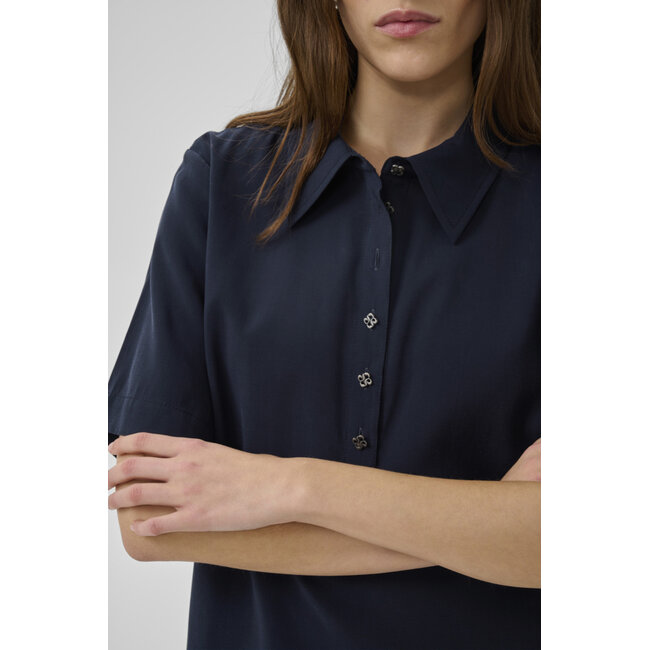MINDY POLO TEE Dark Sapphire Blue