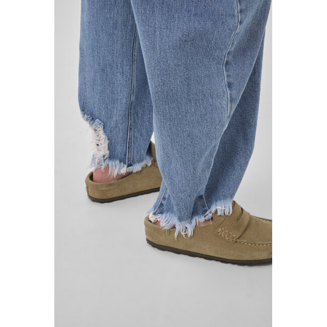 LUCY LOOSE BALLOON JEANS Medium Blue