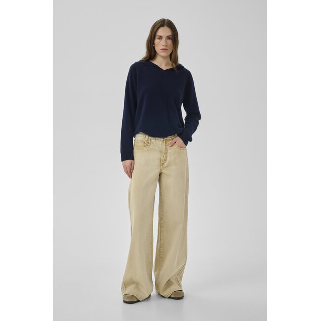 NIELLE HIGH WIDE JEANS Brown Rice