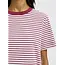 ESSENTIAL STRIPED BOXY TEE Anemone