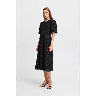 ICHI CHARLSTI DRESS Black