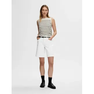 Selected Femme LEXIA BERMUDA Snow White