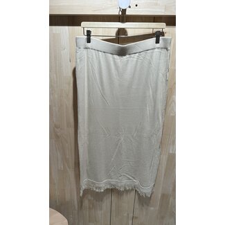 NÜMPH FRINGE SKIRT Sandshell