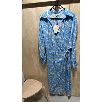 Second Female CORBETT WRAP DRESS Alaskan Blue