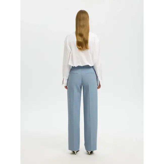 RITA WIDE PANTS Dusty Blue