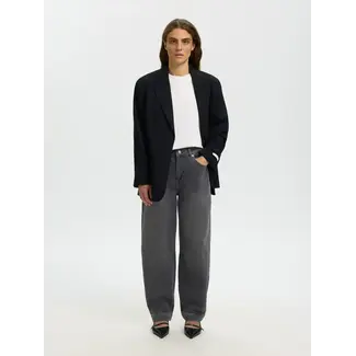 Selected Femme BINE-KORI LOOSE BARREL Medium Grey