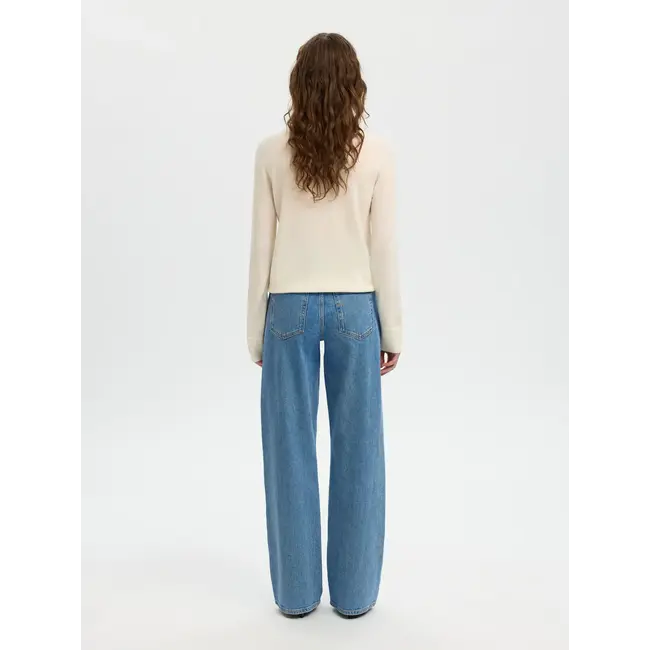 BEA-KORI WIDE JEANS Light Blue Denim