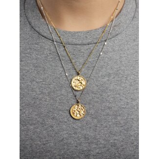 Les Soeurs CHARM NECKLACE MARINE BRAIDS Silver