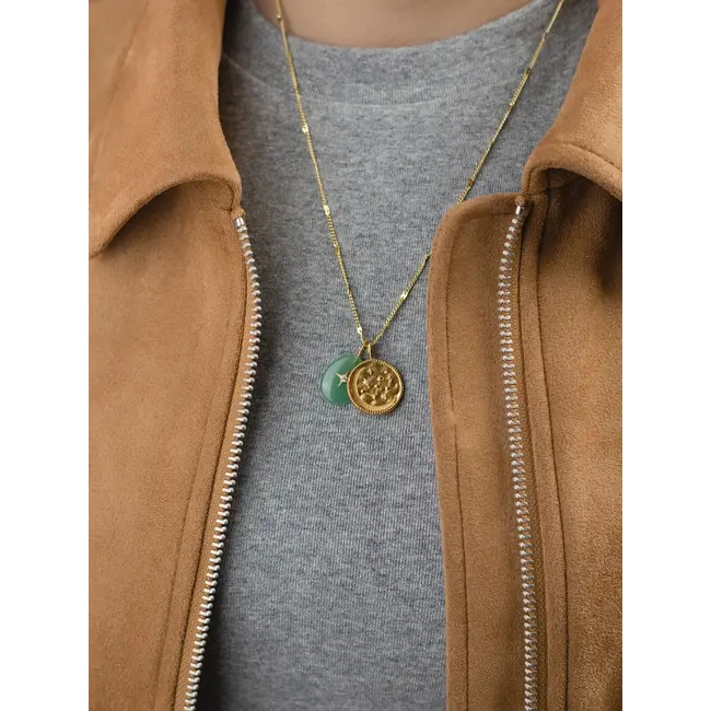 CHARM NECKLACE MARINE BRAIDS Gold