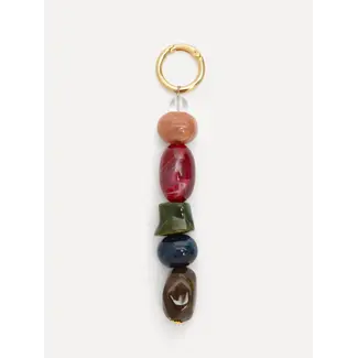 Les Soeurs BAG CHARM Dark Stones
