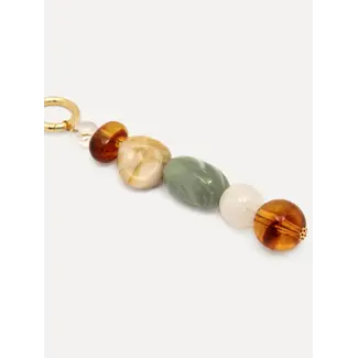 Les Soeurs BAG CHARM Mixed Stones