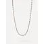 RANA LINKED SNAKE CHAIN NECKLACE Silver