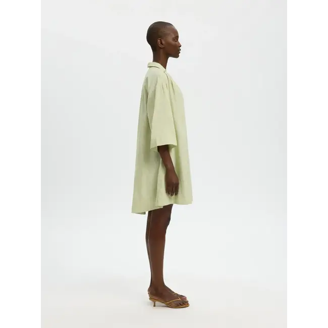 LUISA LINEN BLEND DRESS Lint