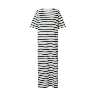 Selected Femme ESSENTIAL STRIPED ANKLE DRESS Dark Sapphire