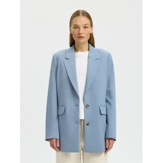 Selected Femme RITA BLAZER Dusty Blue