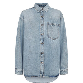 NÜMPH KAYSA DENIM SHIRT Stonewash Denim