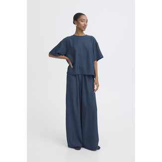 ICHI KATICO PANTS True Navy