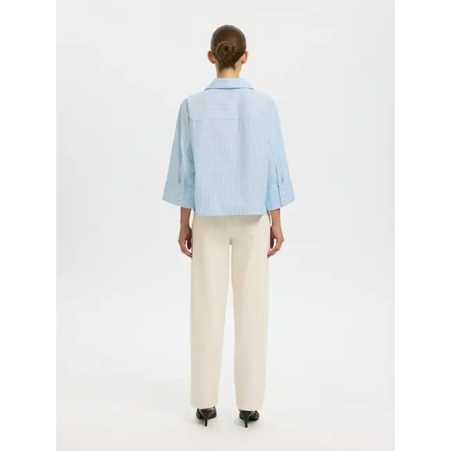 ESTER OVERSIZED SHIRT Malibu Blue