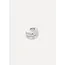 Les Soeurs JUNE HAMMERED EAR CUFF DOUBLE Silver