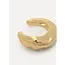 Les Soeurs JUNE HAMMERED EAR CUFF SINGLE Gold