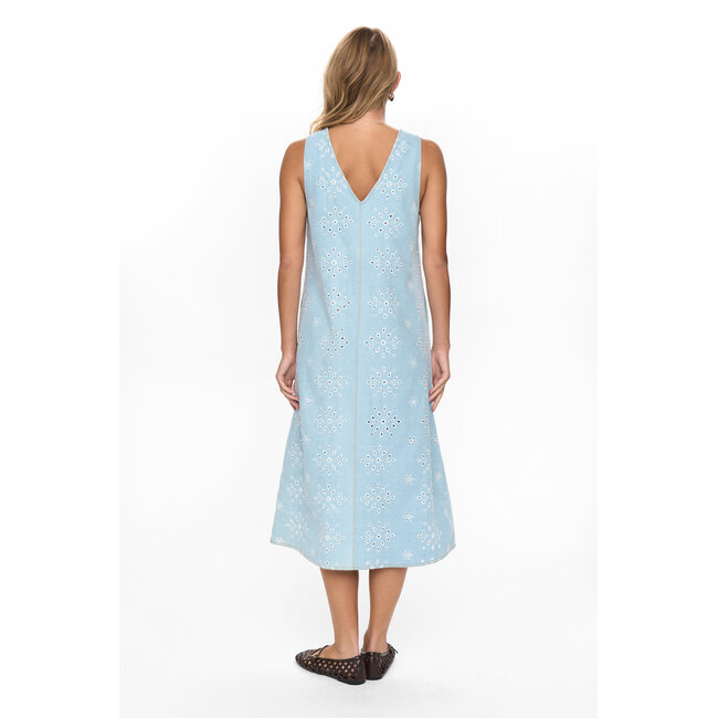 DELILAH DRESS Light Blue Denim