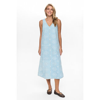 NÜMPH DELILAH DRESS Light Blue Denim