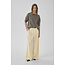 My Essential Wardrobe MINDY HIGH WIDE PANTS Brown Rice