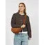 LEO BUM BAG Suede Cognac