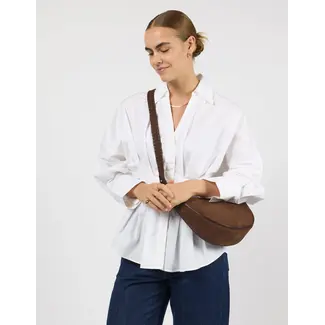 O MY BAG LEO BUM BAG Suede Chocolate