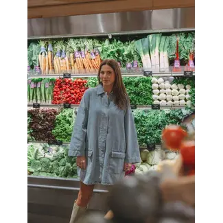 Les Soeurs FRE DENIM DRESS Mid Blue