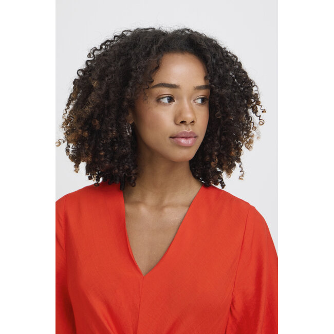 IMELDA DRESS Fiery Red