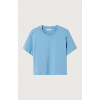 American Vintage YPAWOOD T-SHIRT Blue Chine