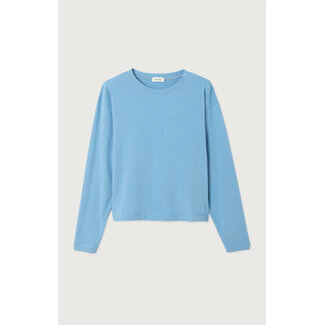 American Vintage YPAWOOD SHIRT Blue Chine