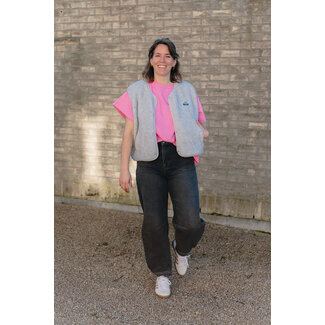 Selected Femme BINE-KORI LOOSE BARREL Medium Grey