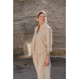 My Essential Wardrobe MINDY SHIRT Brown Rice